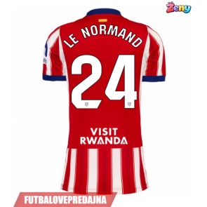 Lacne Ženy Futbalové dres Atletico Madrid Robin Le Normand #24 2026-27 Krátky Rukáv - Domáci